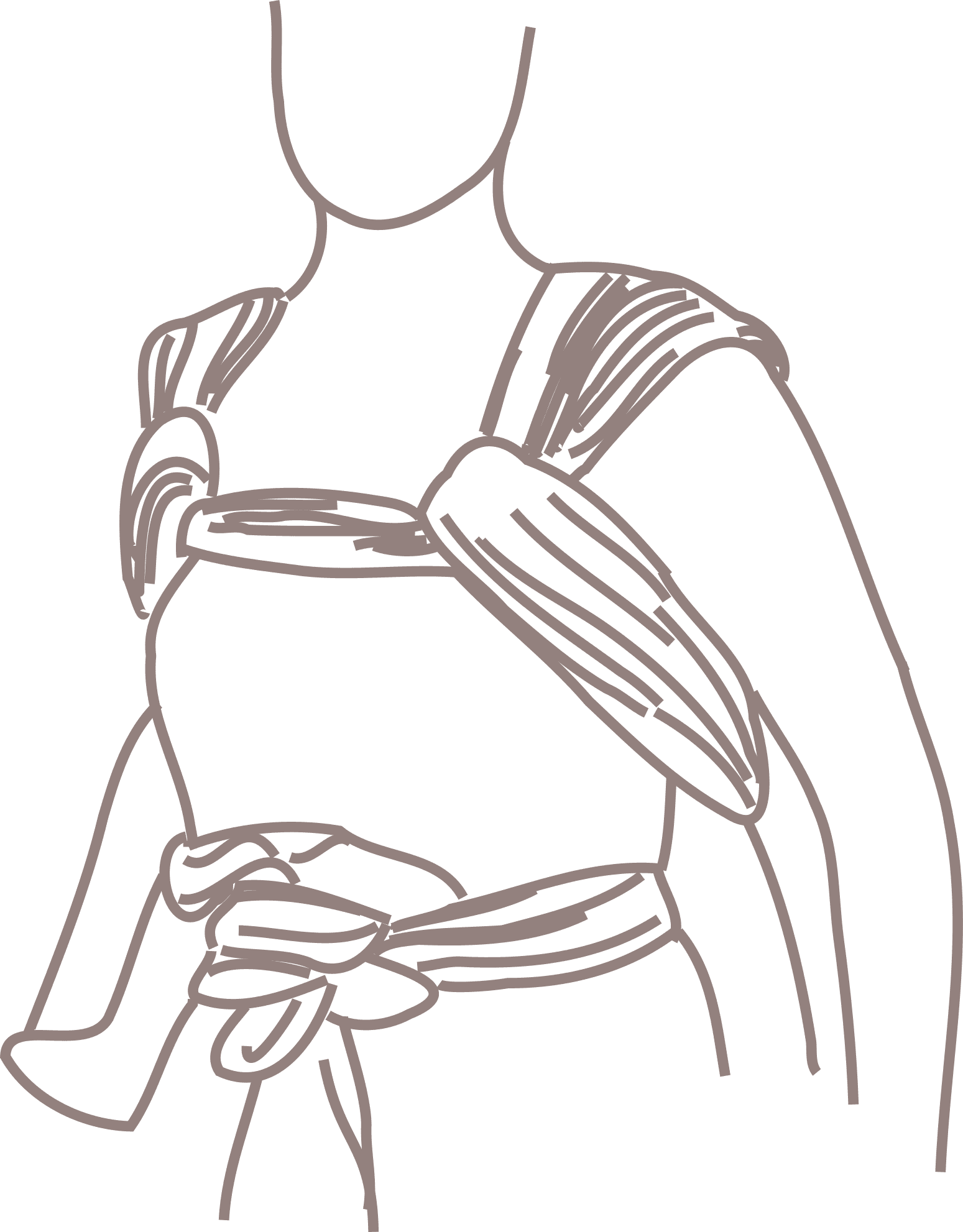 Double Sling Shoulder to Shoulder