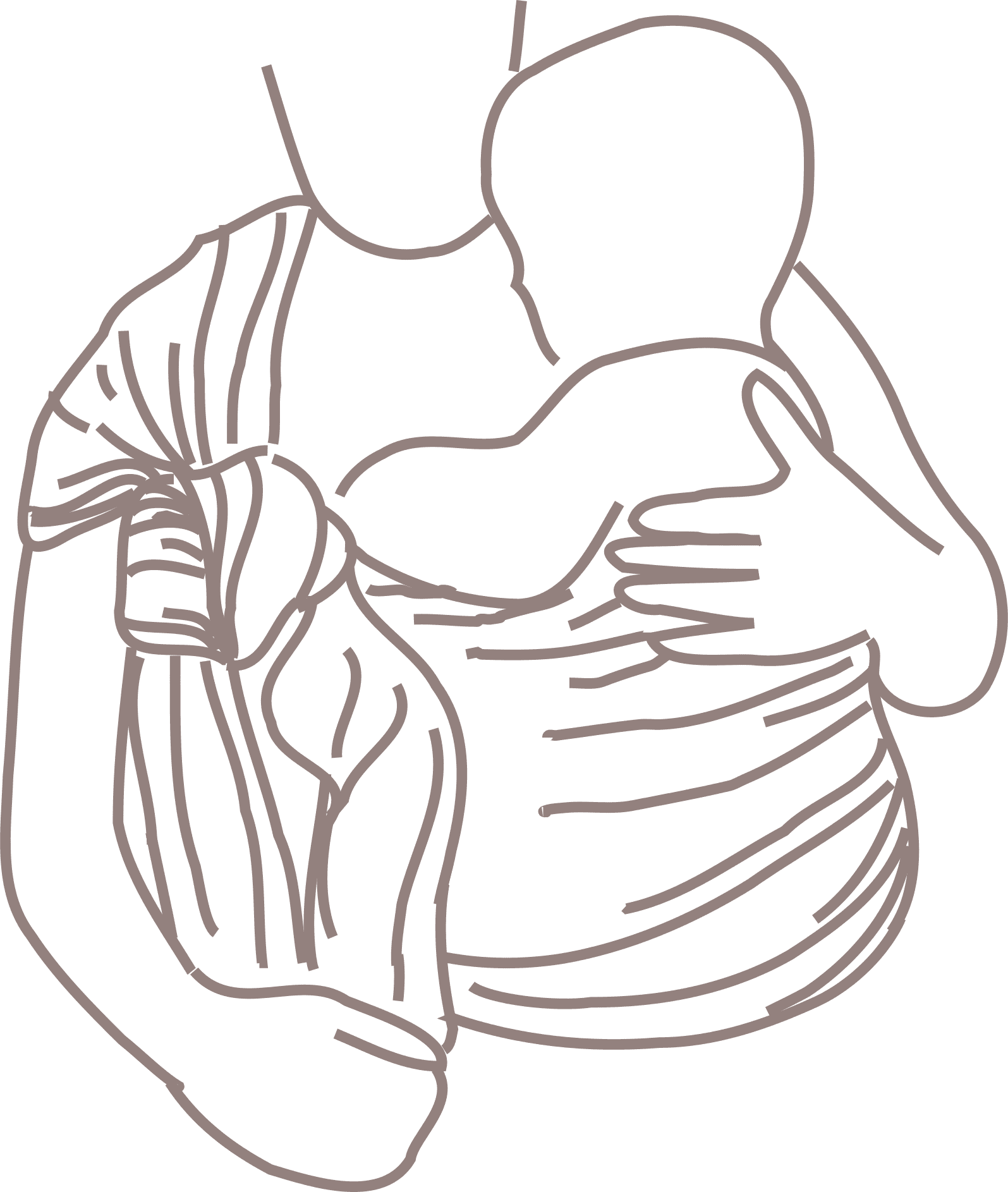 Inside Out Front Reinforced Traditional Sling Carry